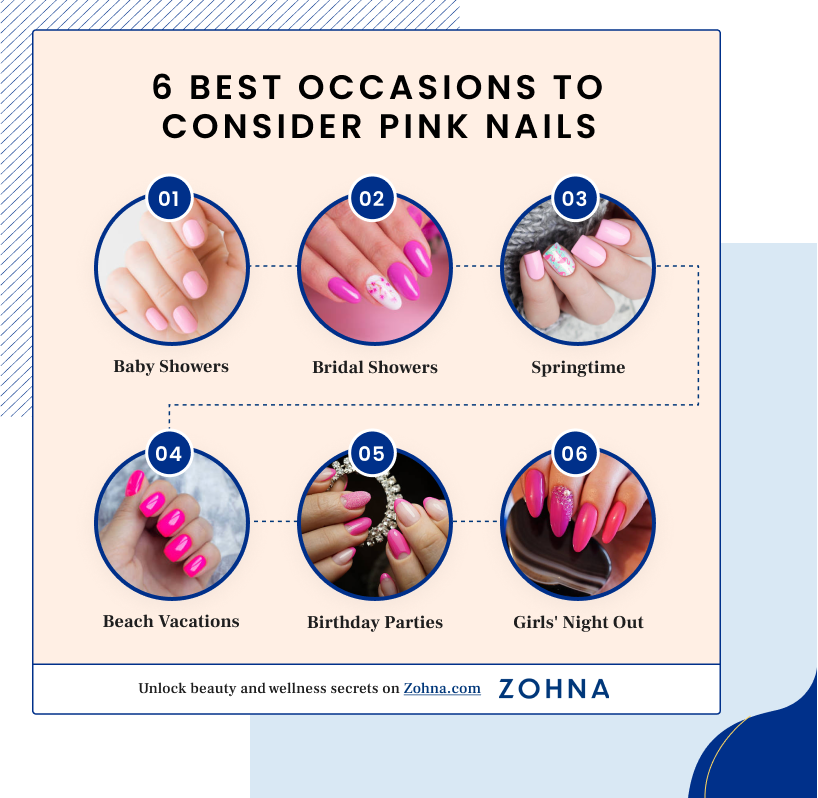 6 Best Occasions to Consider Pink Nails