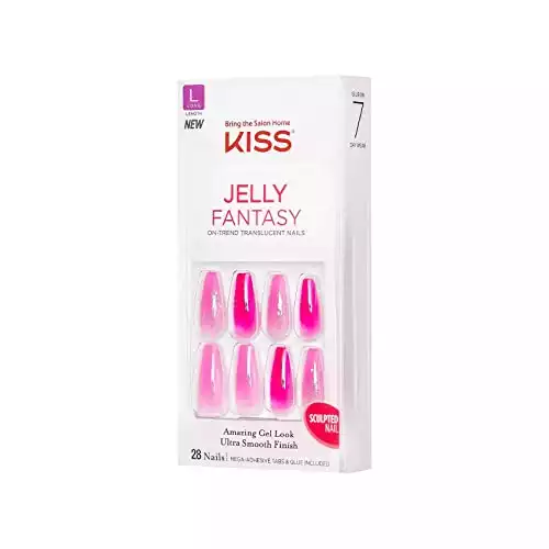 KISS Jelly Fantasy On-Trend Translucent Sculpted Nails