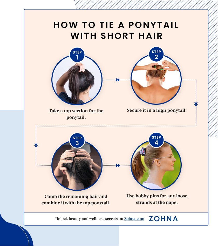 How to Tie a Ponytail With Short Hair