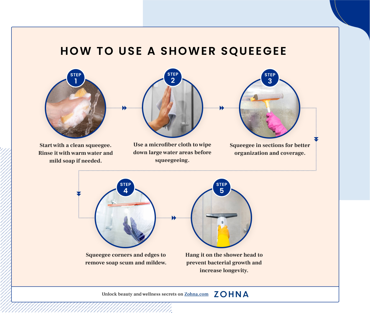 How to Use a Shower Squeegee