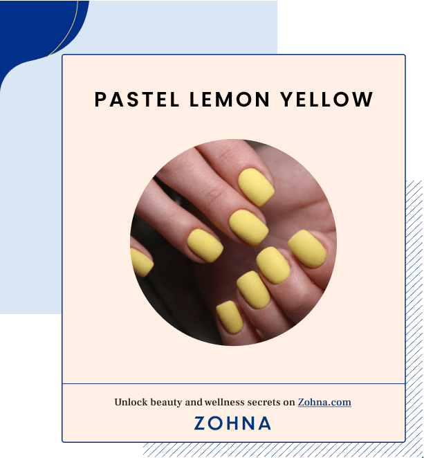 pastel lemon yellow