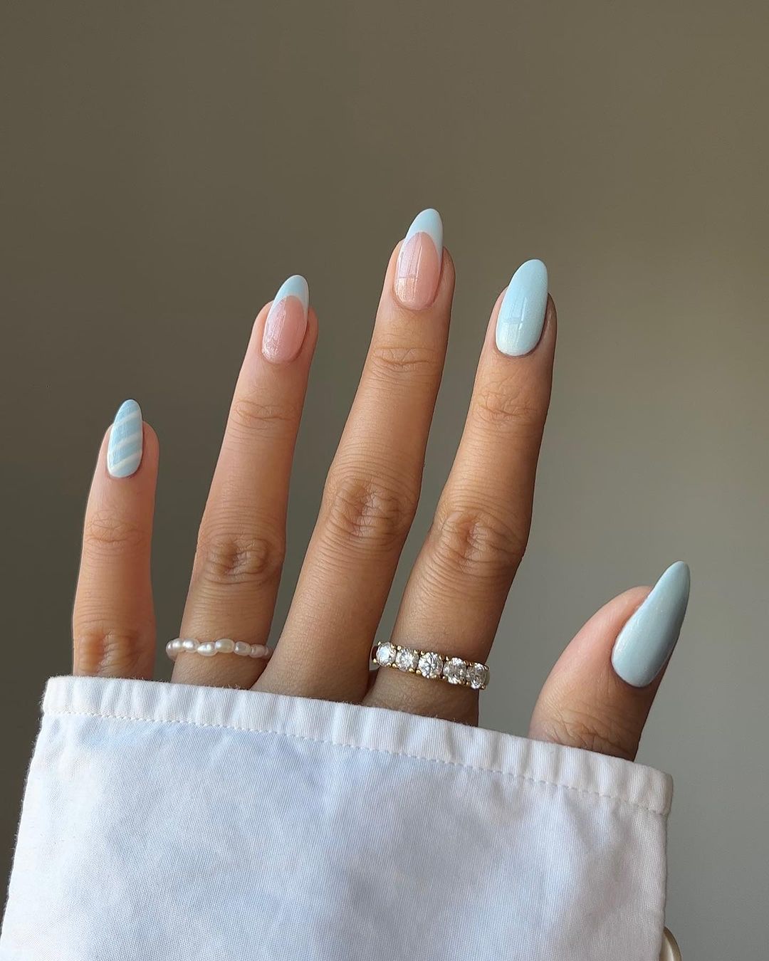 Almond Simple Nails