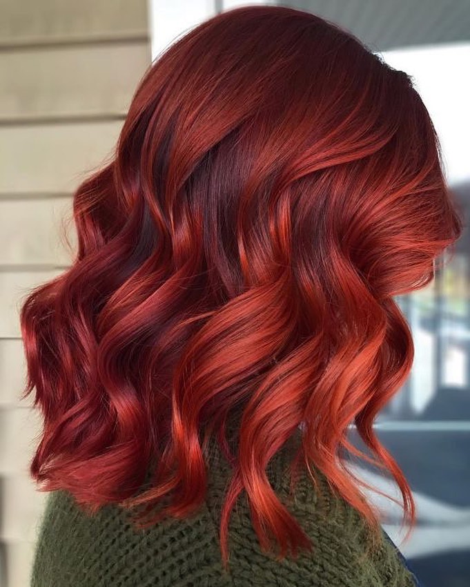Auburn Red Hair Color
