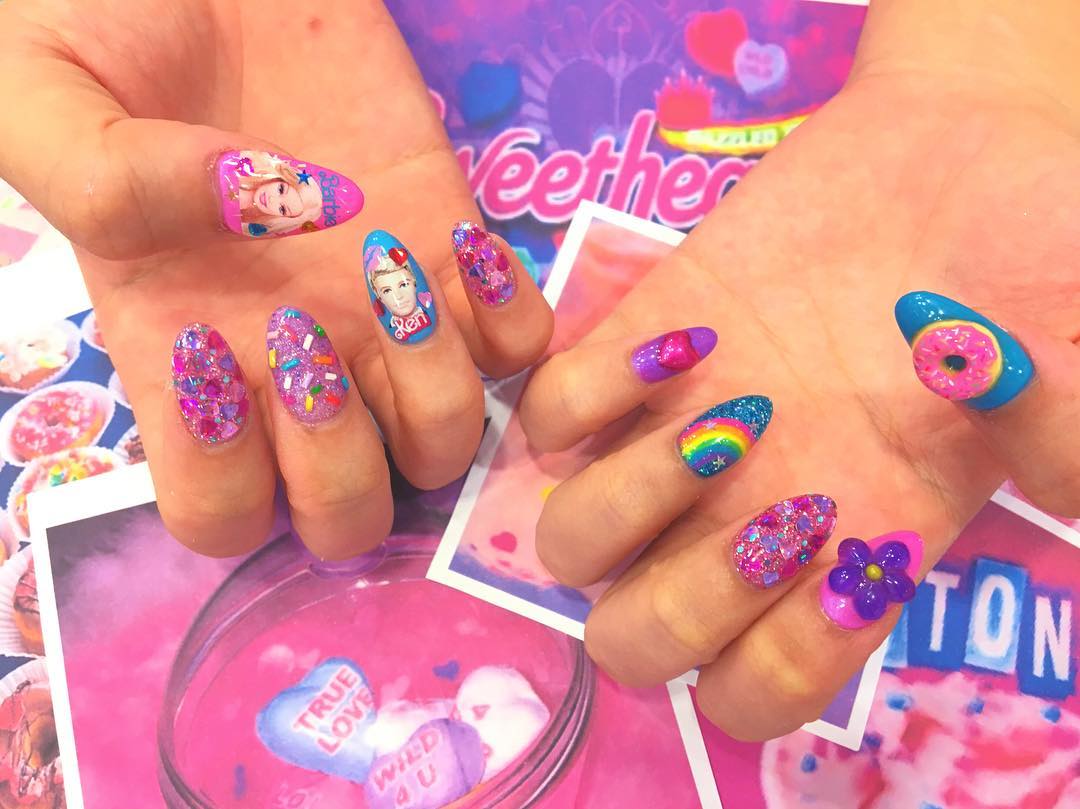 Barbie And Ken Nails