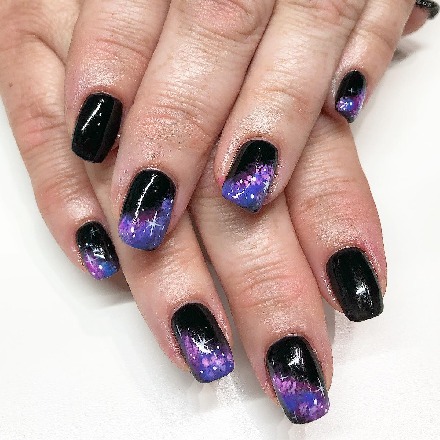 Black and Galaxy Tips`