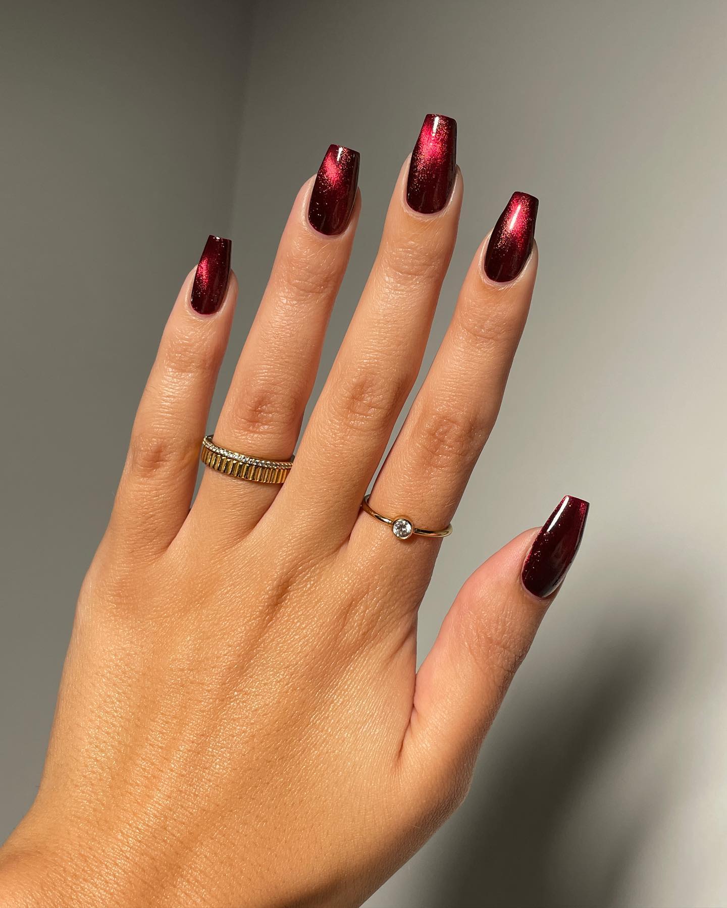 Blood Red Coffin Nails