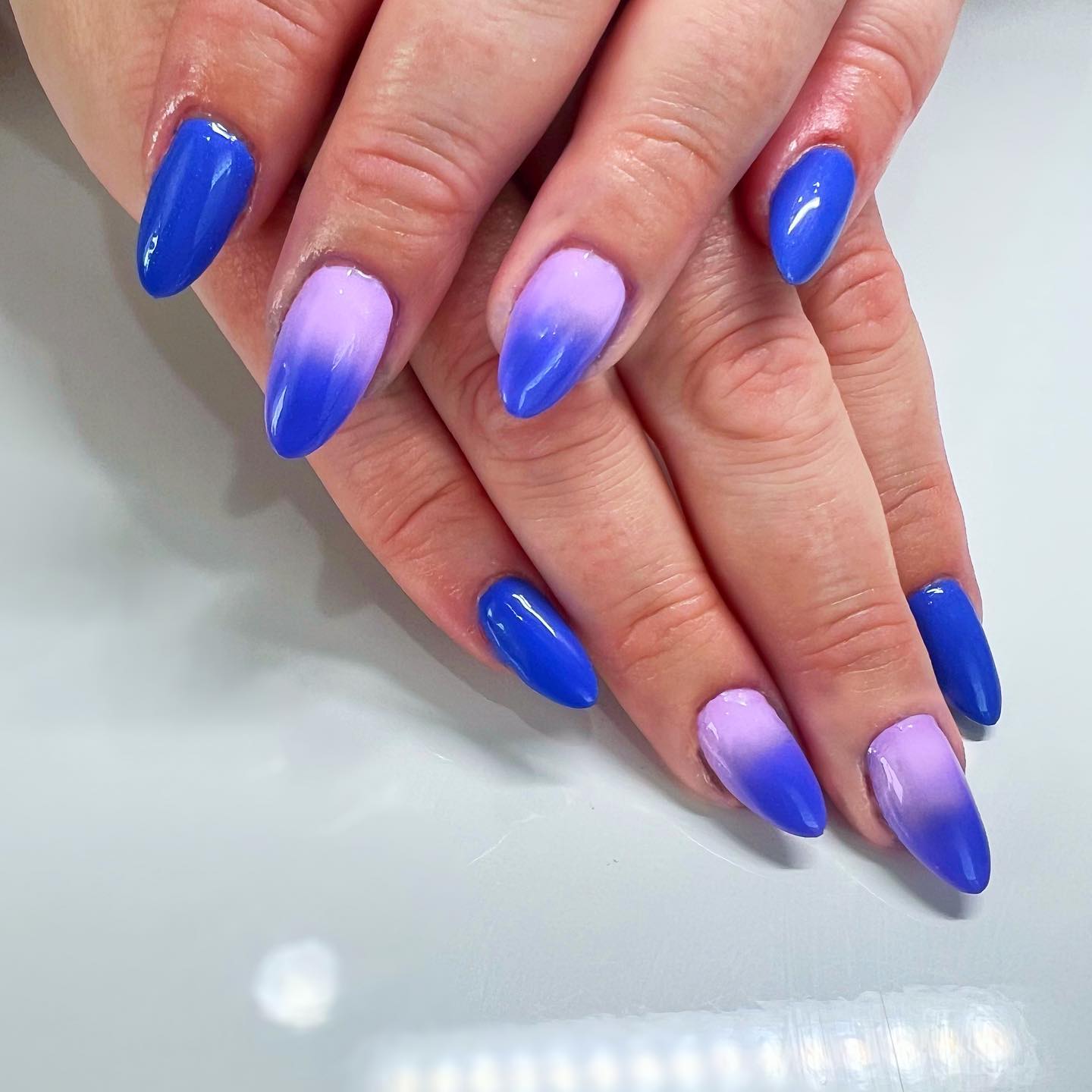 Blue And Purple Nails