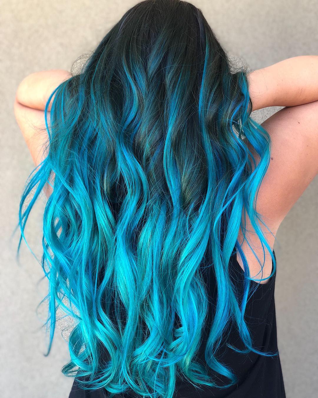 Blue Mermaid Hair