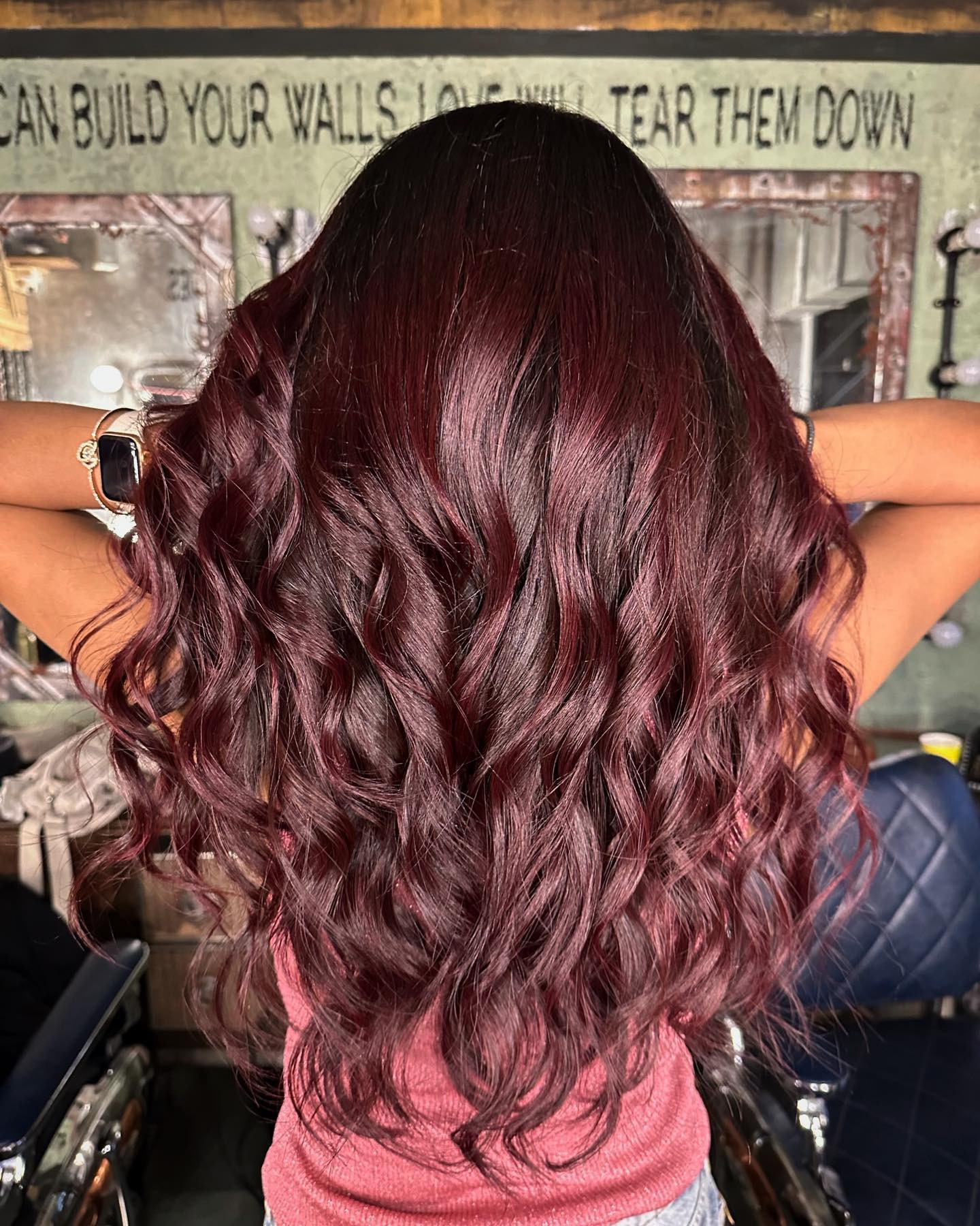 Burgundy Dark Red Hair