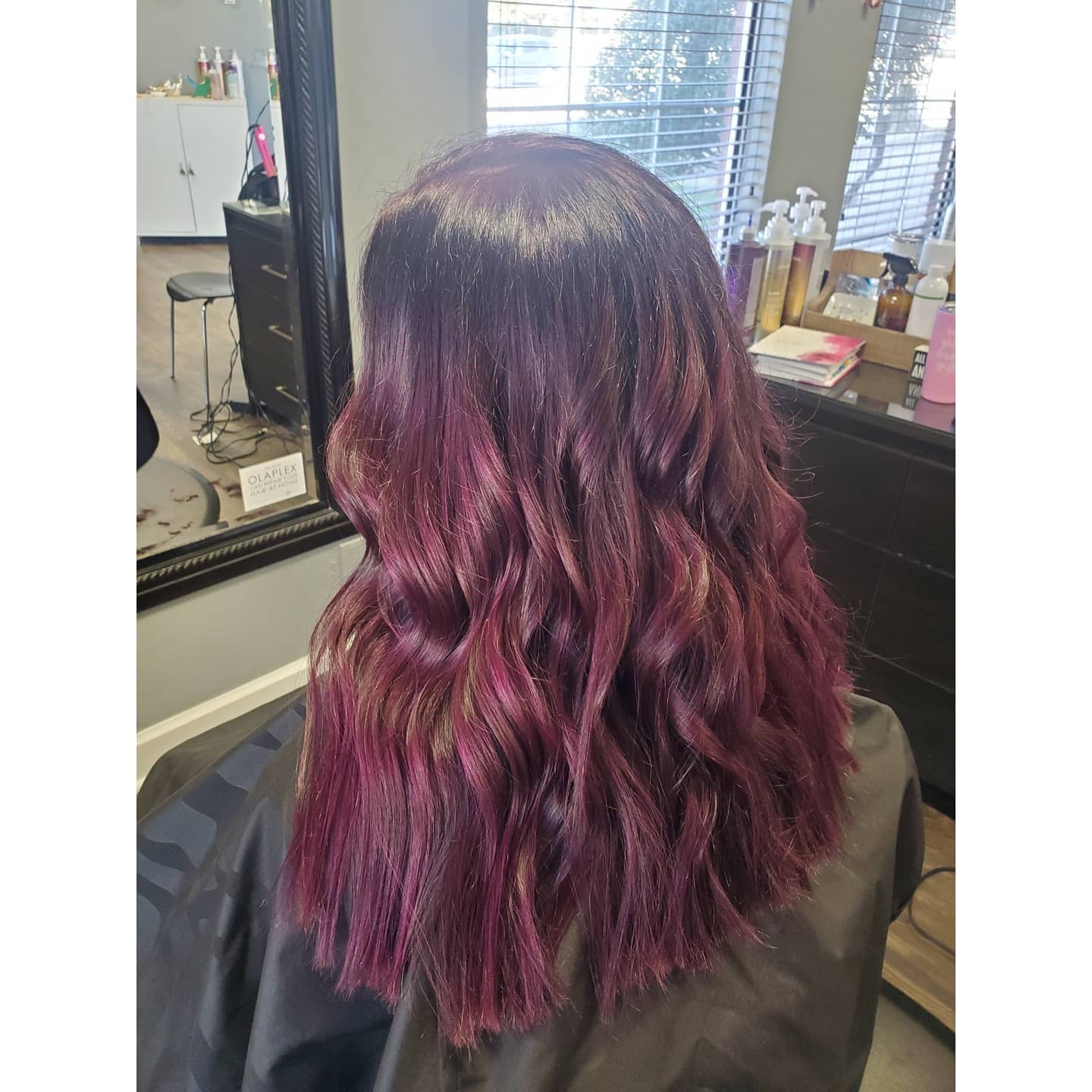 Burgundy Violet Hair Color