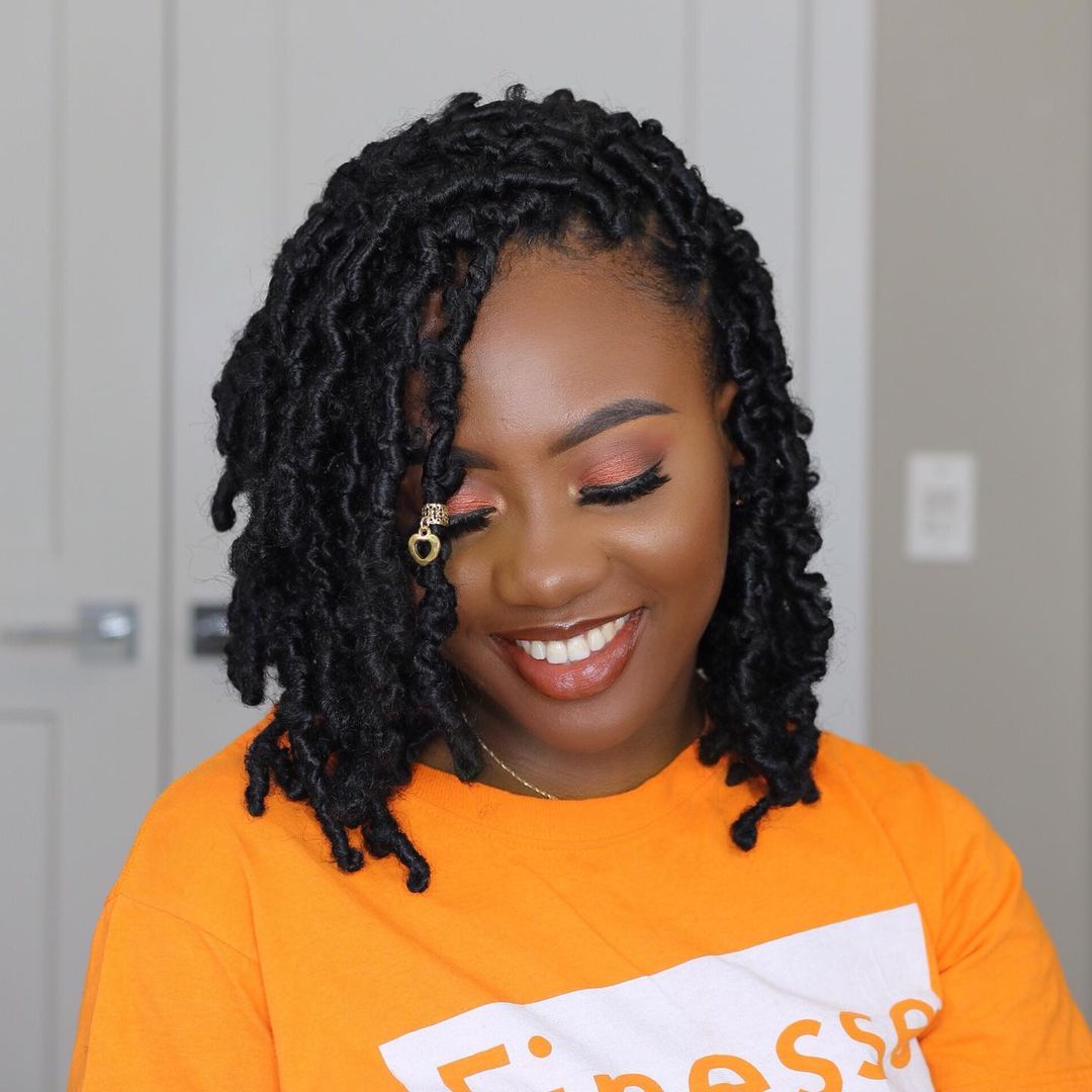 Butterfly Locs On Short Natural Hair