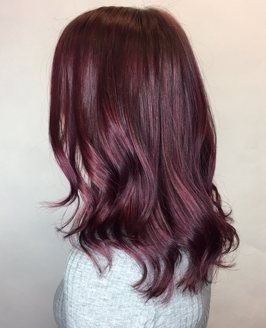 Chestnut Burgundy Hair Color