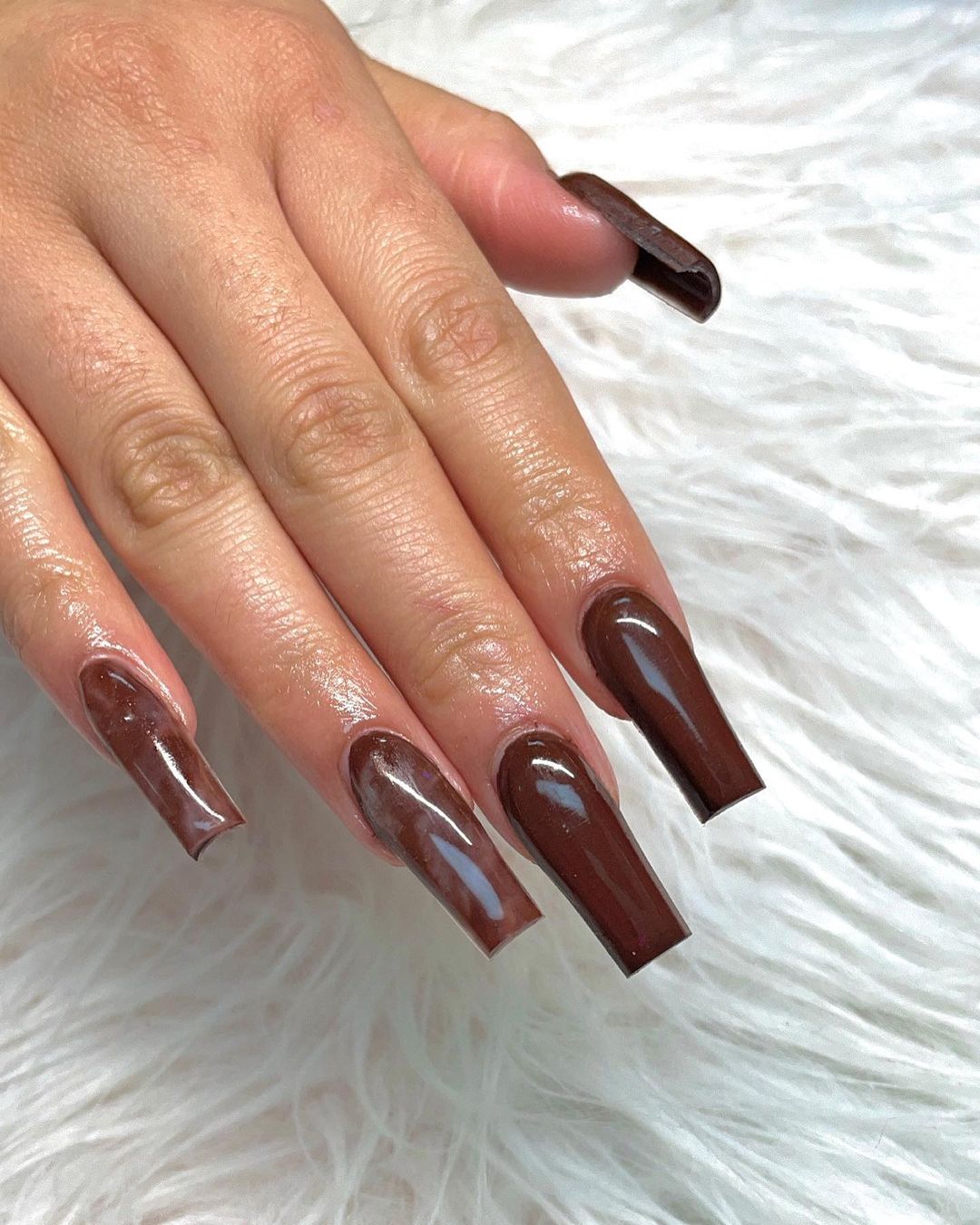 Chocolate Glazed Nails