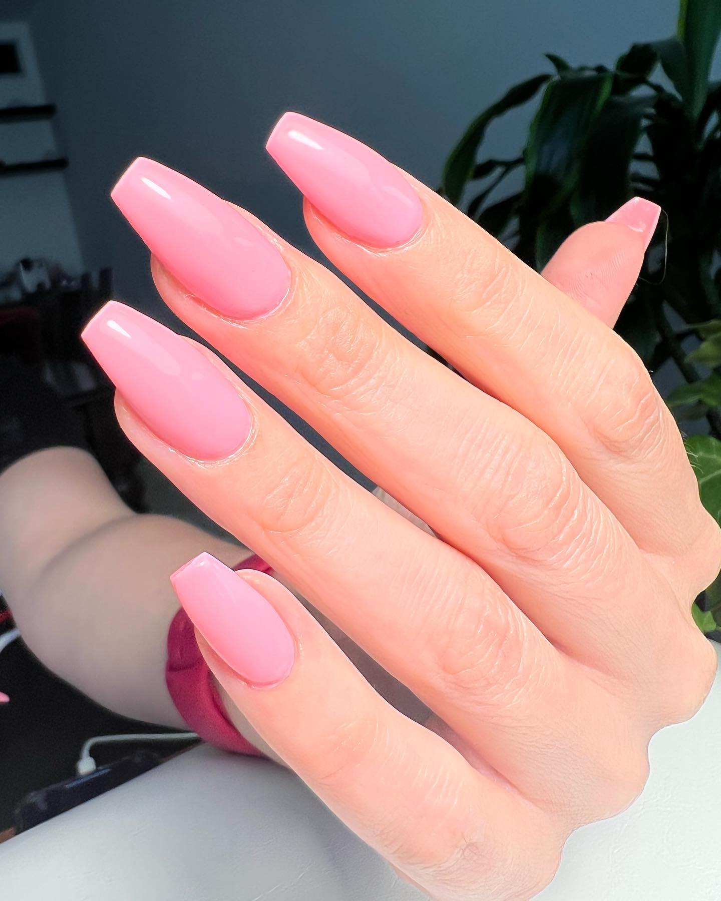 Classic Nude Pink Nails