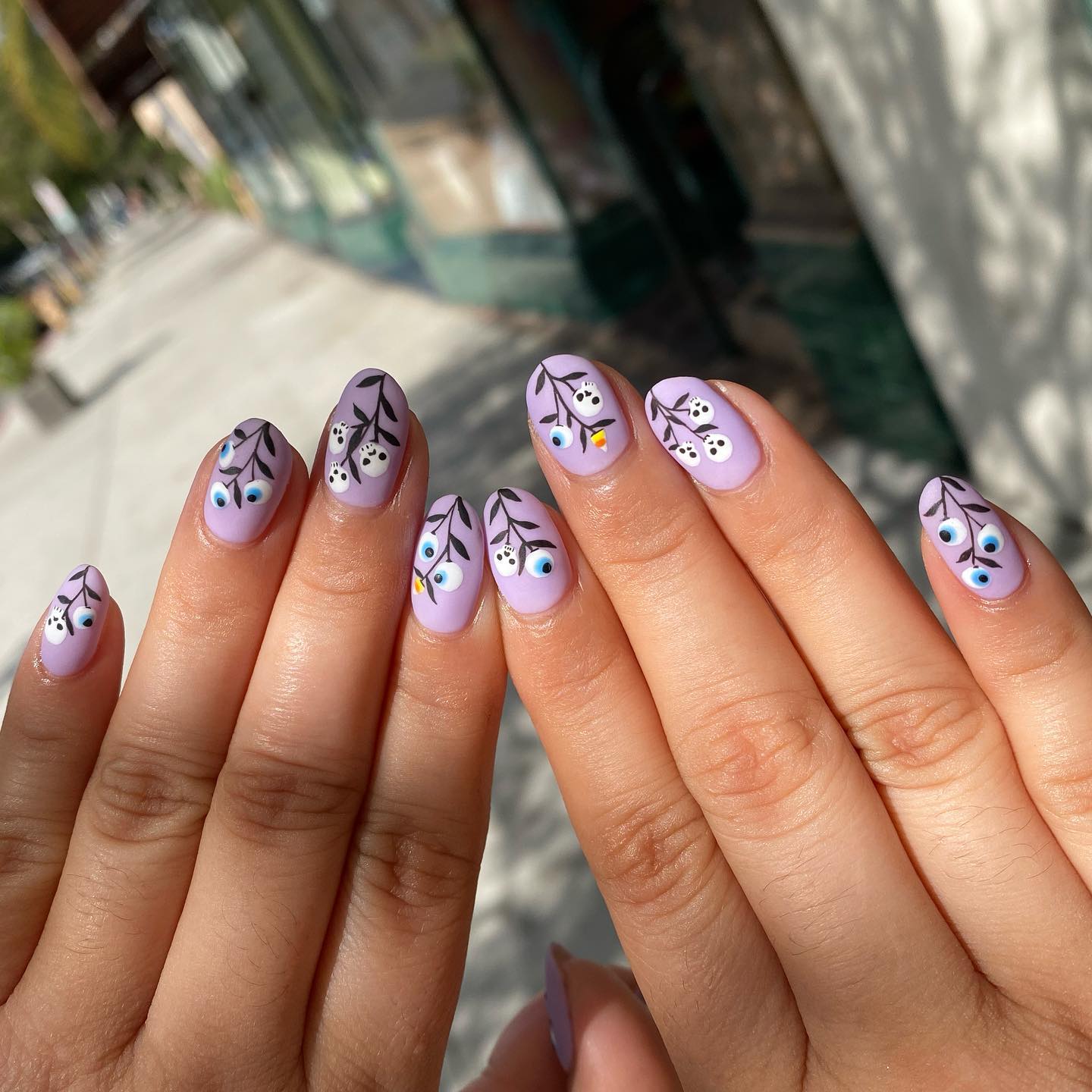 Cute Light Purple Nails