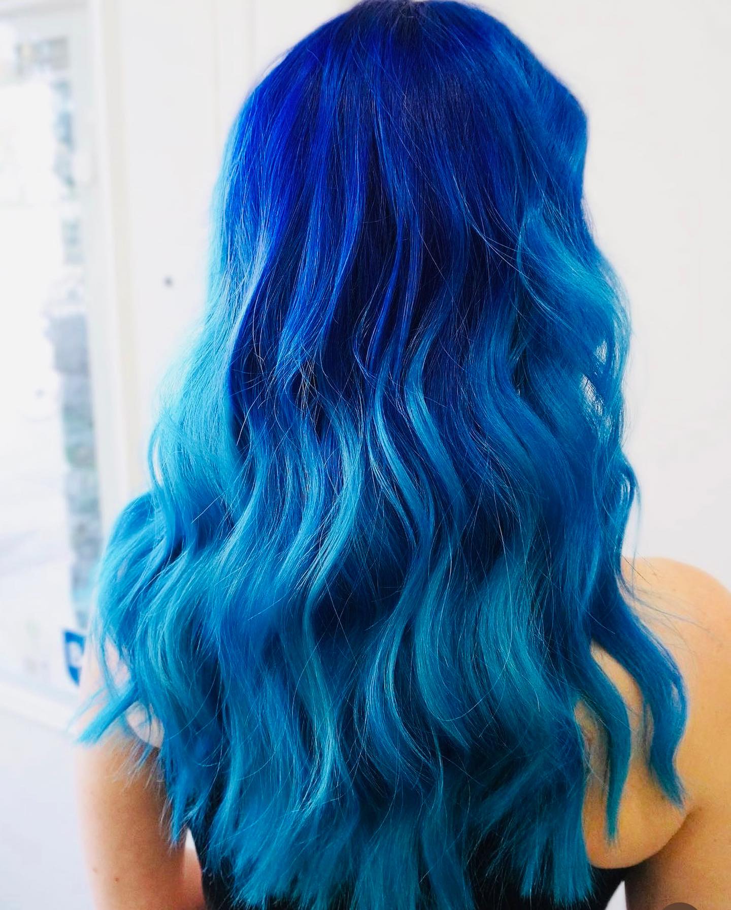 Dark and Light Blue Hair