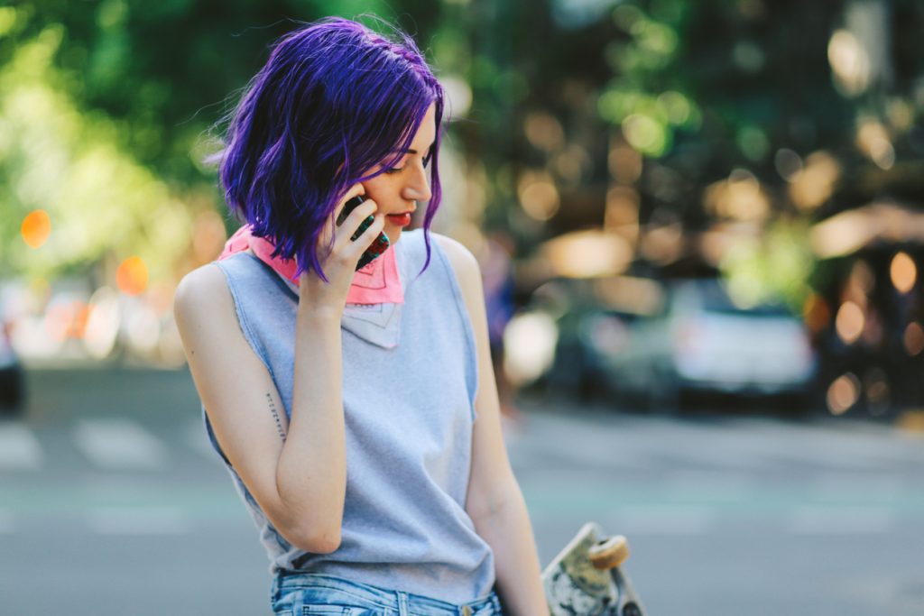 18 Beautiful Dark Purple Hair Styles To Step Up Your Game