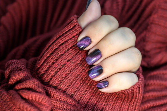 28 Mesmerizing Dark Purple Nails to Try