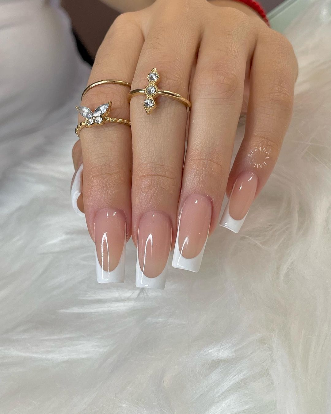 French Long Nails