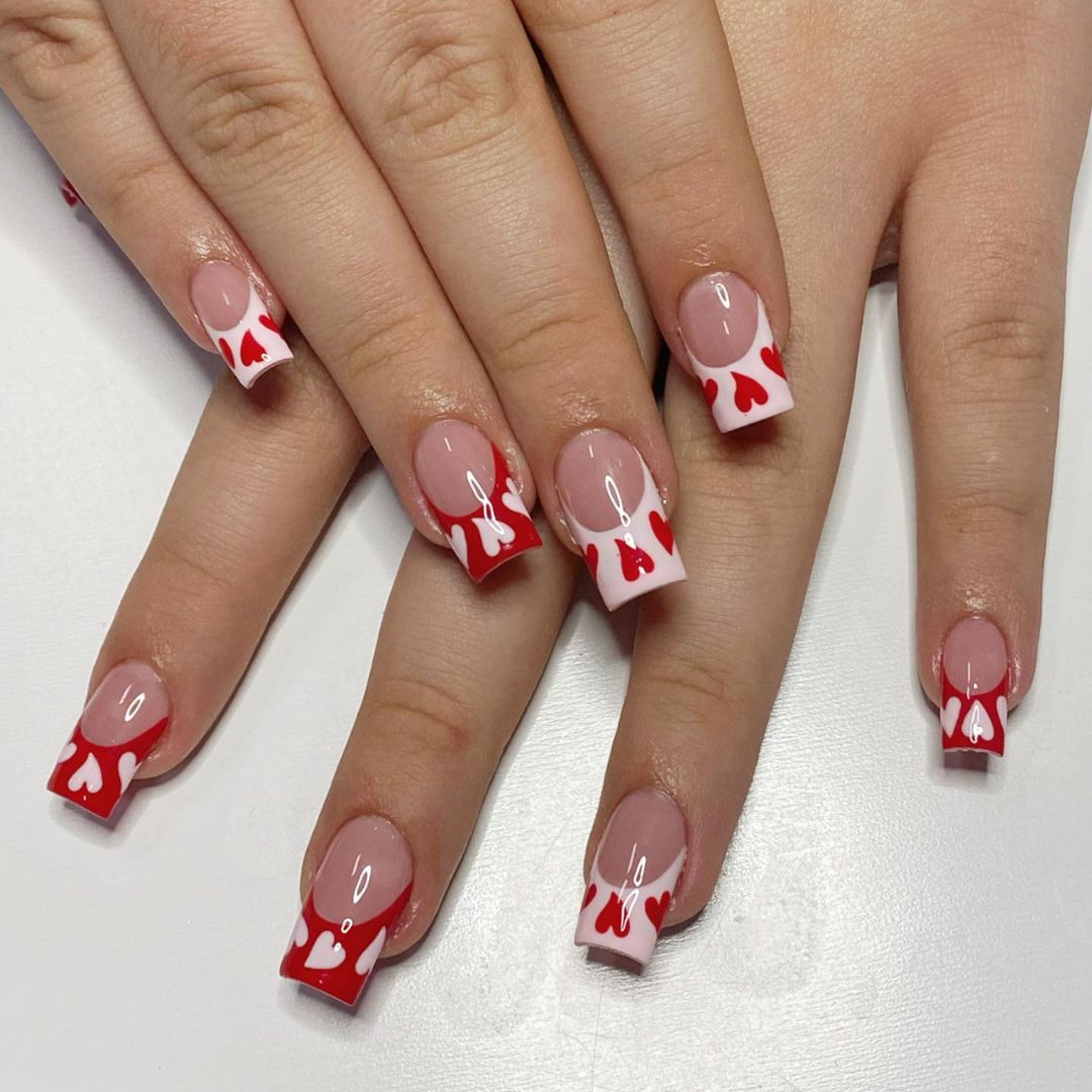 Heart Tip Nails