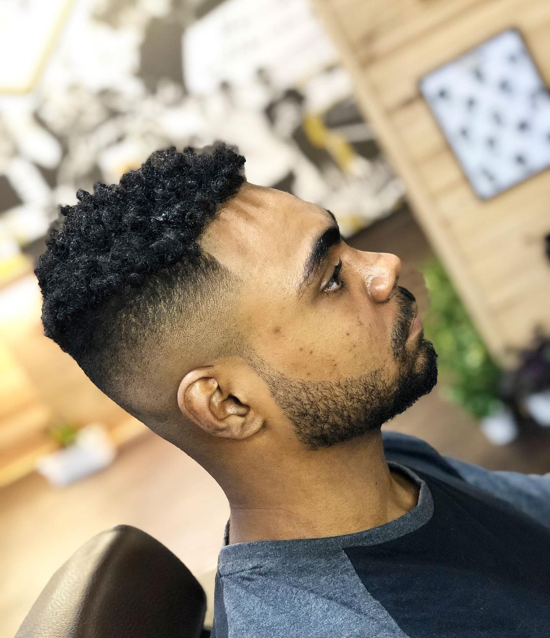 High Fade Afro