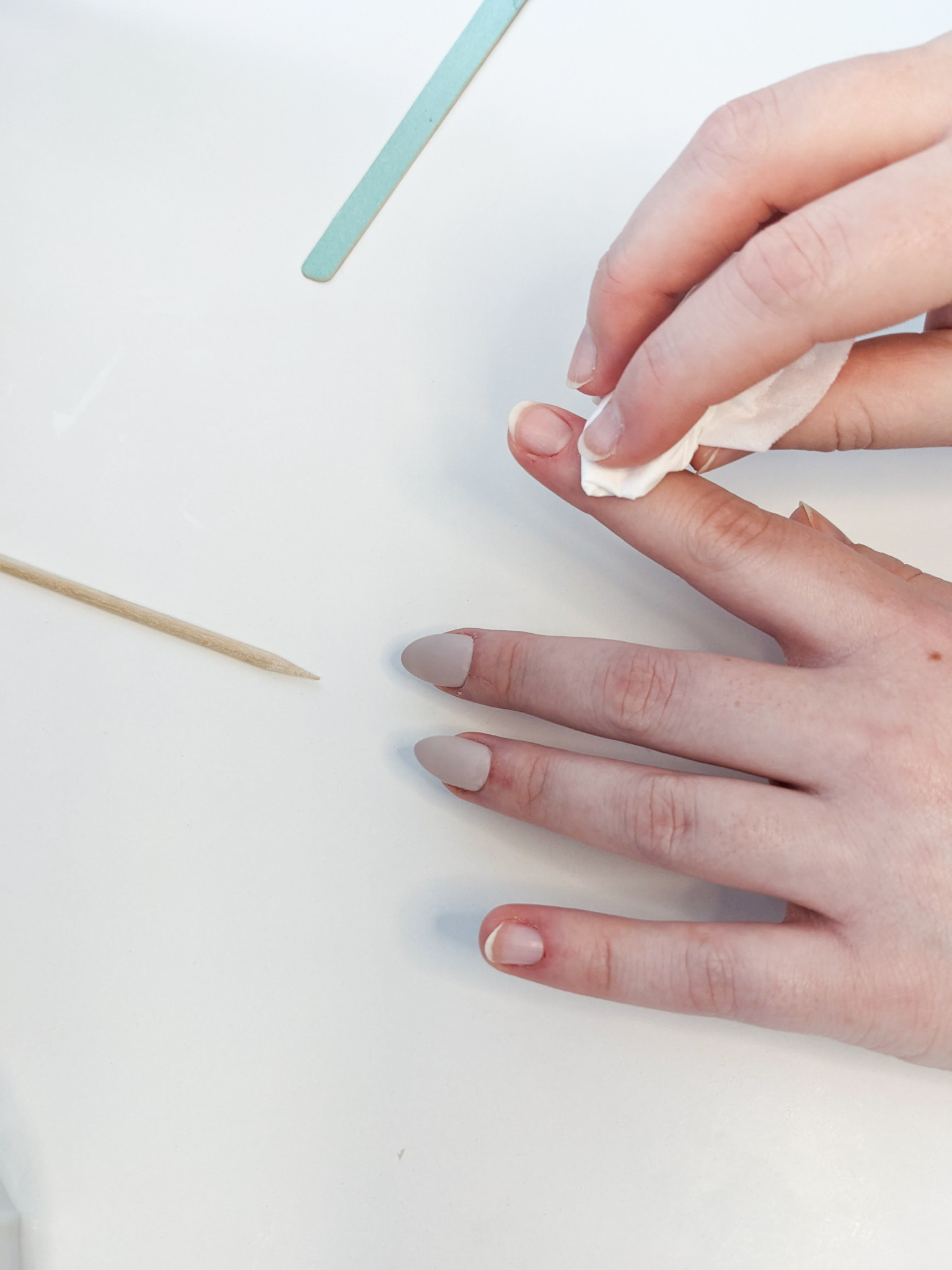 How to Get Nail Glue off Skin Step 2