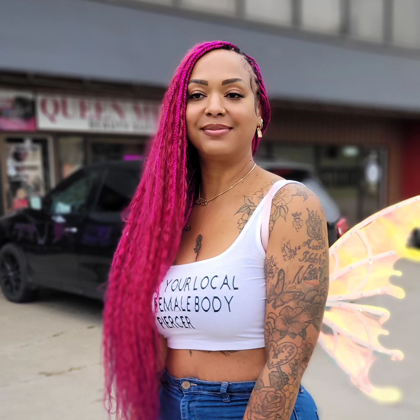 Knotless Goddess Braids with Color