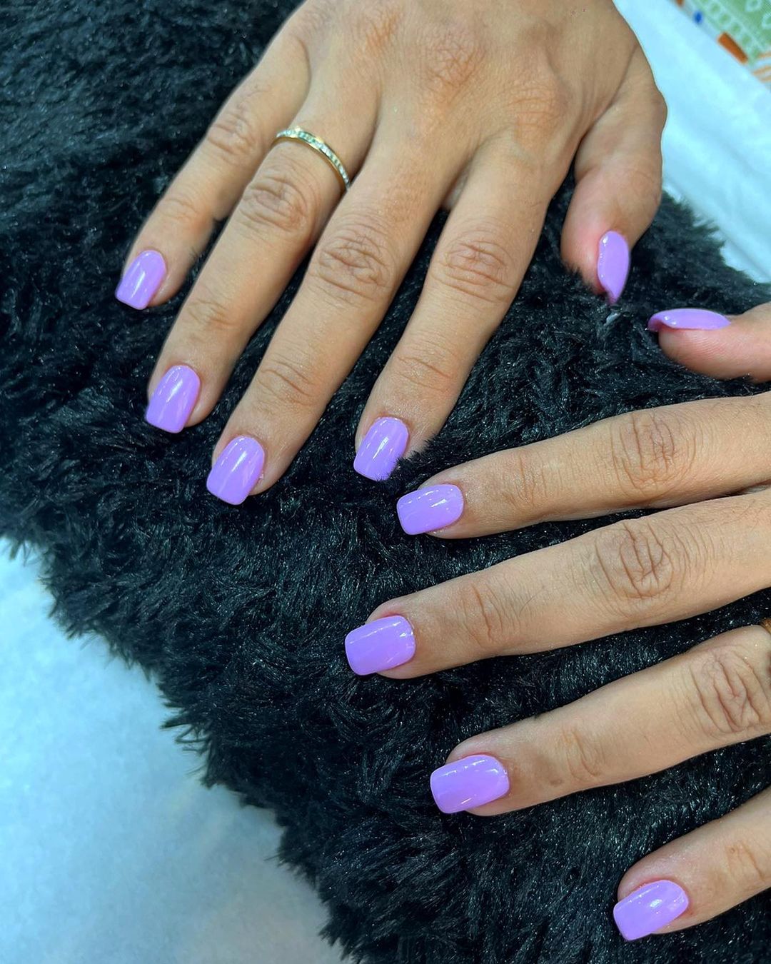 Lavender Gel Nails