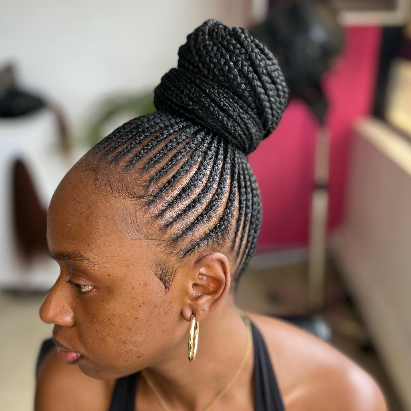 Lemonade Braids Updo