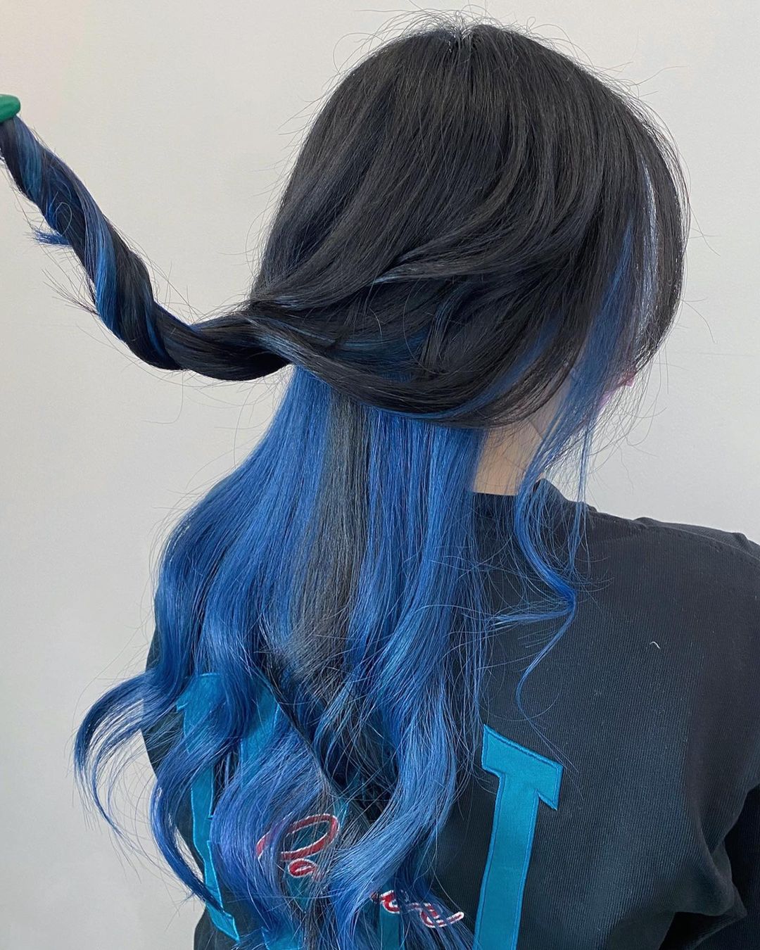 Light Blue Peekaboo Hair