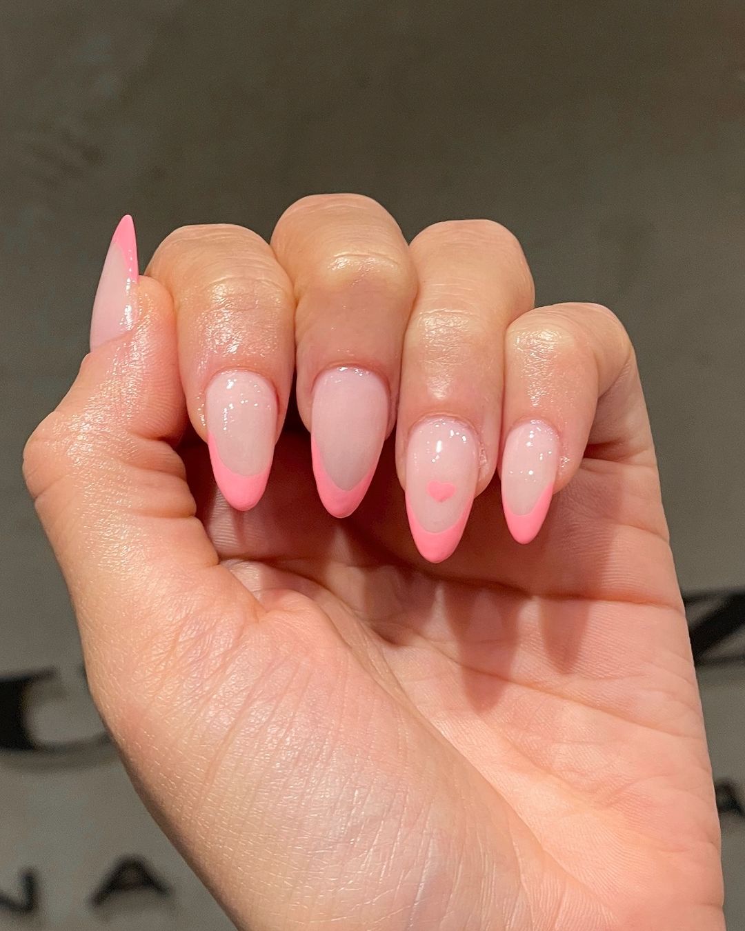 Light Peach Nails