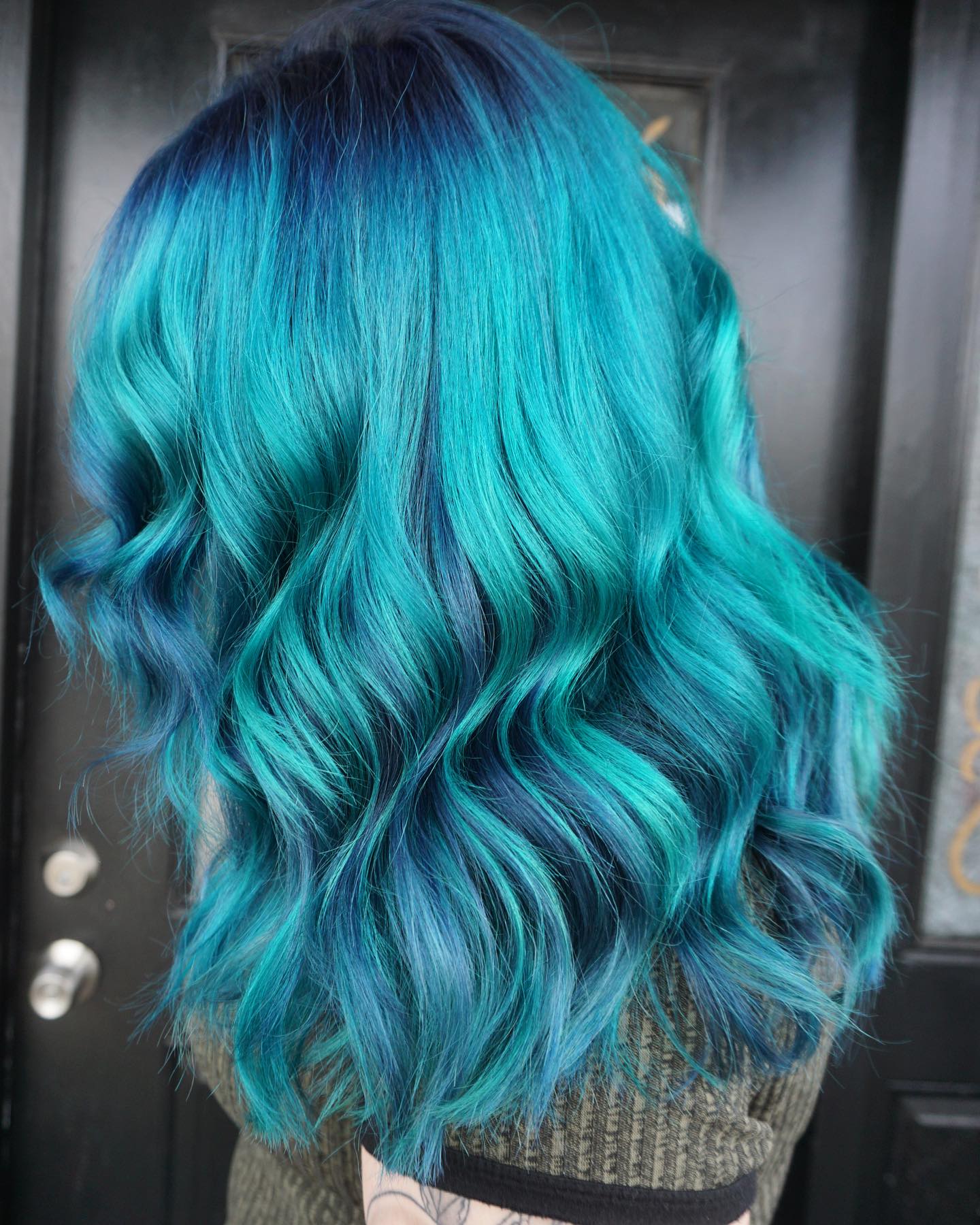 Long Light Blue Hair