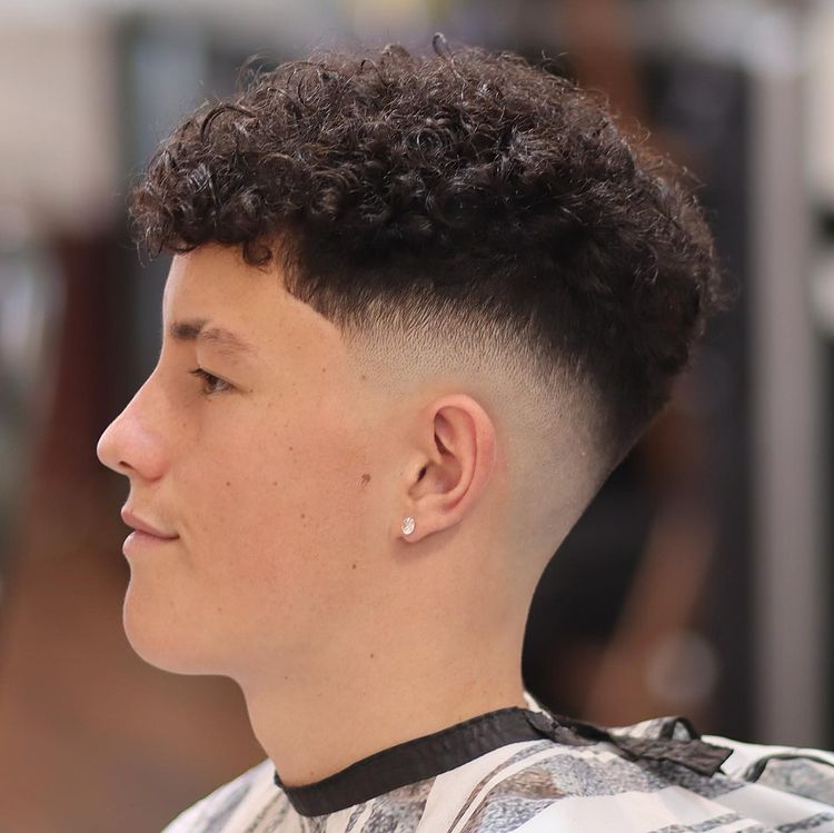 Low Fade Curly Blob