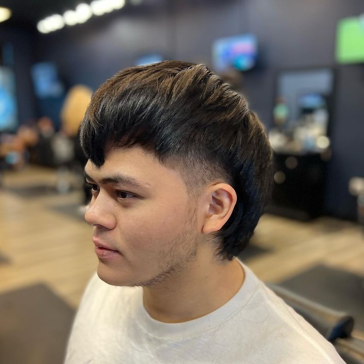 Low Skin Fade Mullet