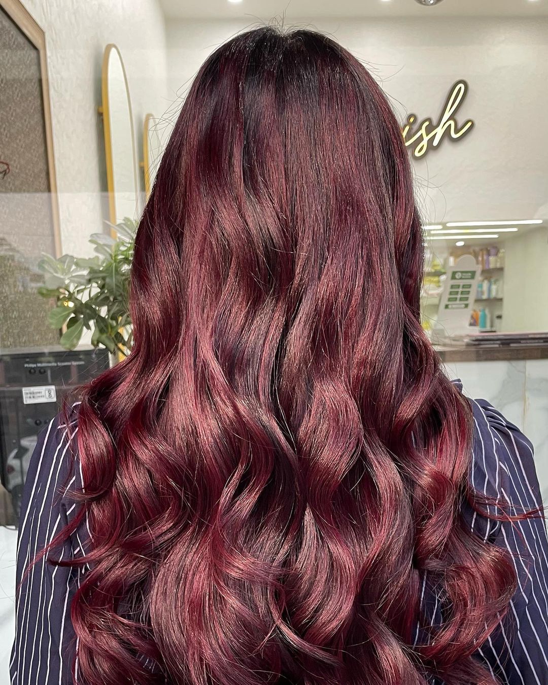 Mahogany Dark Red Hair Color