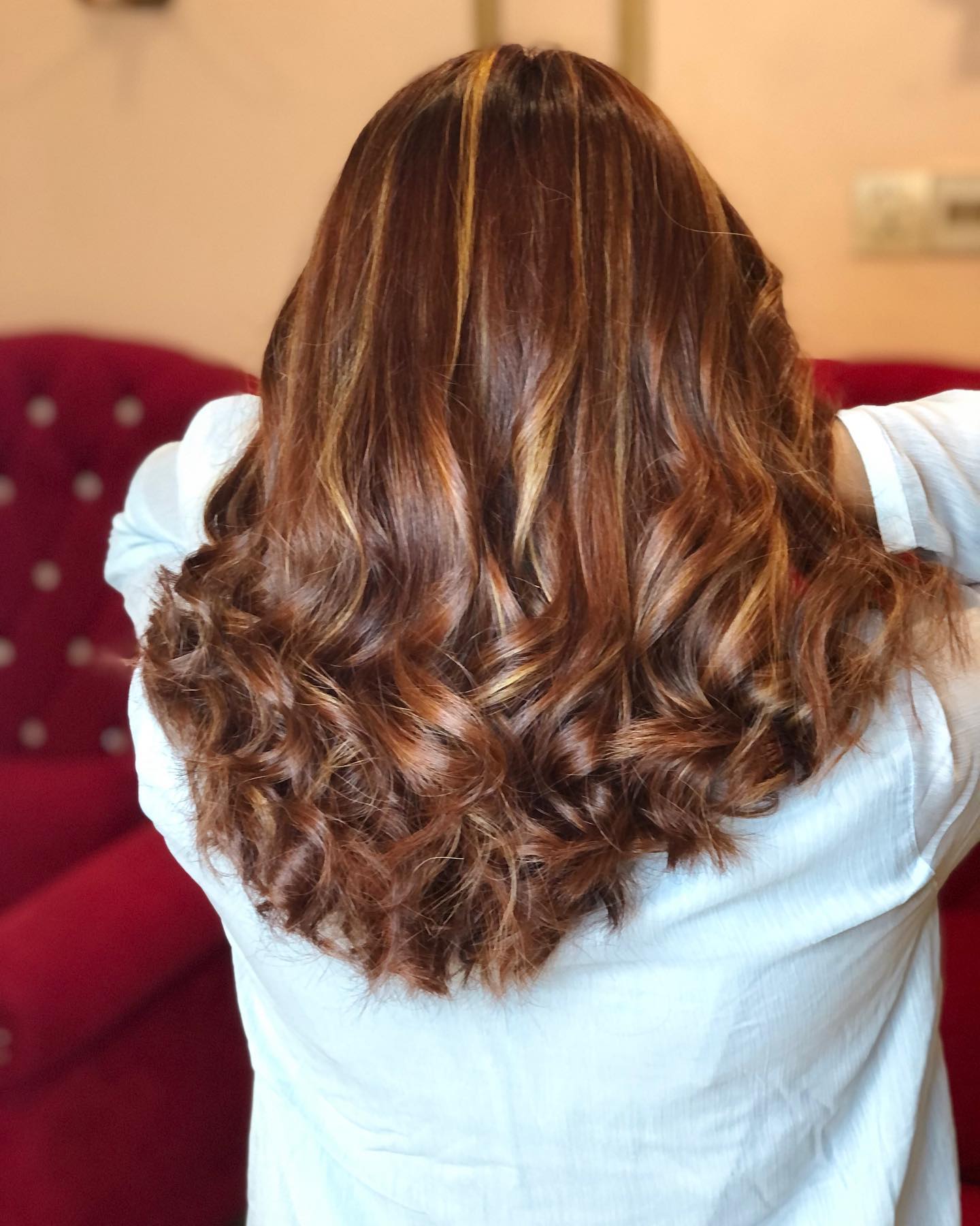 Mahogany Hair Color With Highlights
