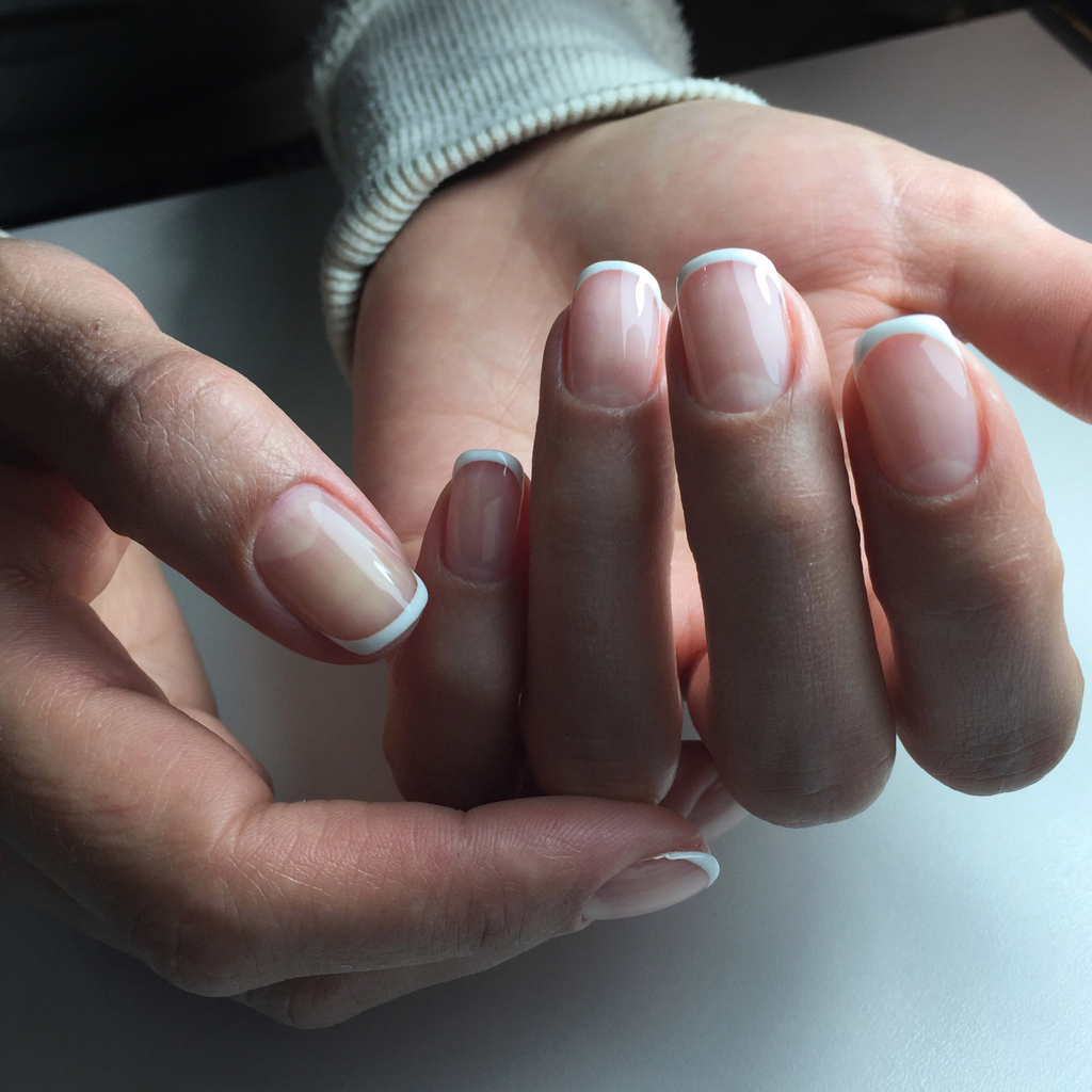Nude French Tips