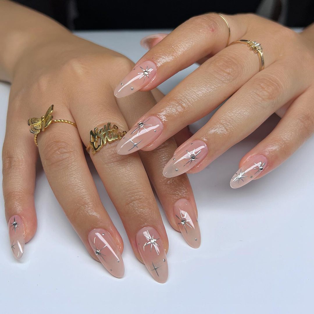 Nude Prom Nails