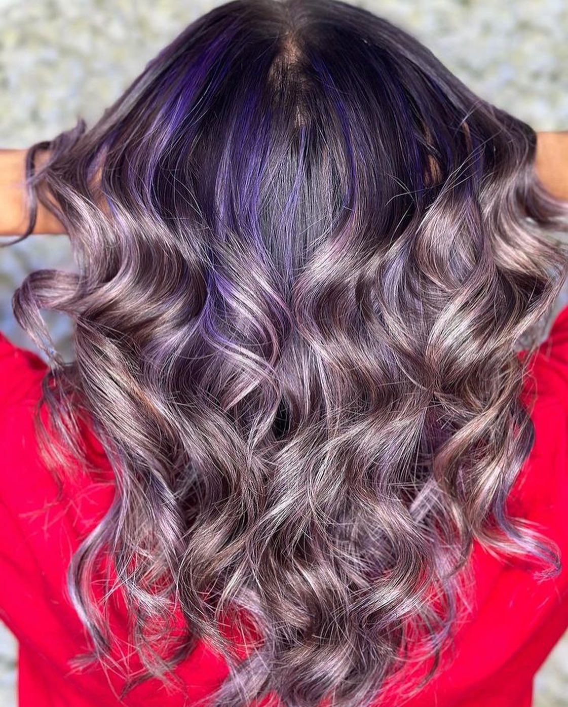 Ombre Dark Purple Hair