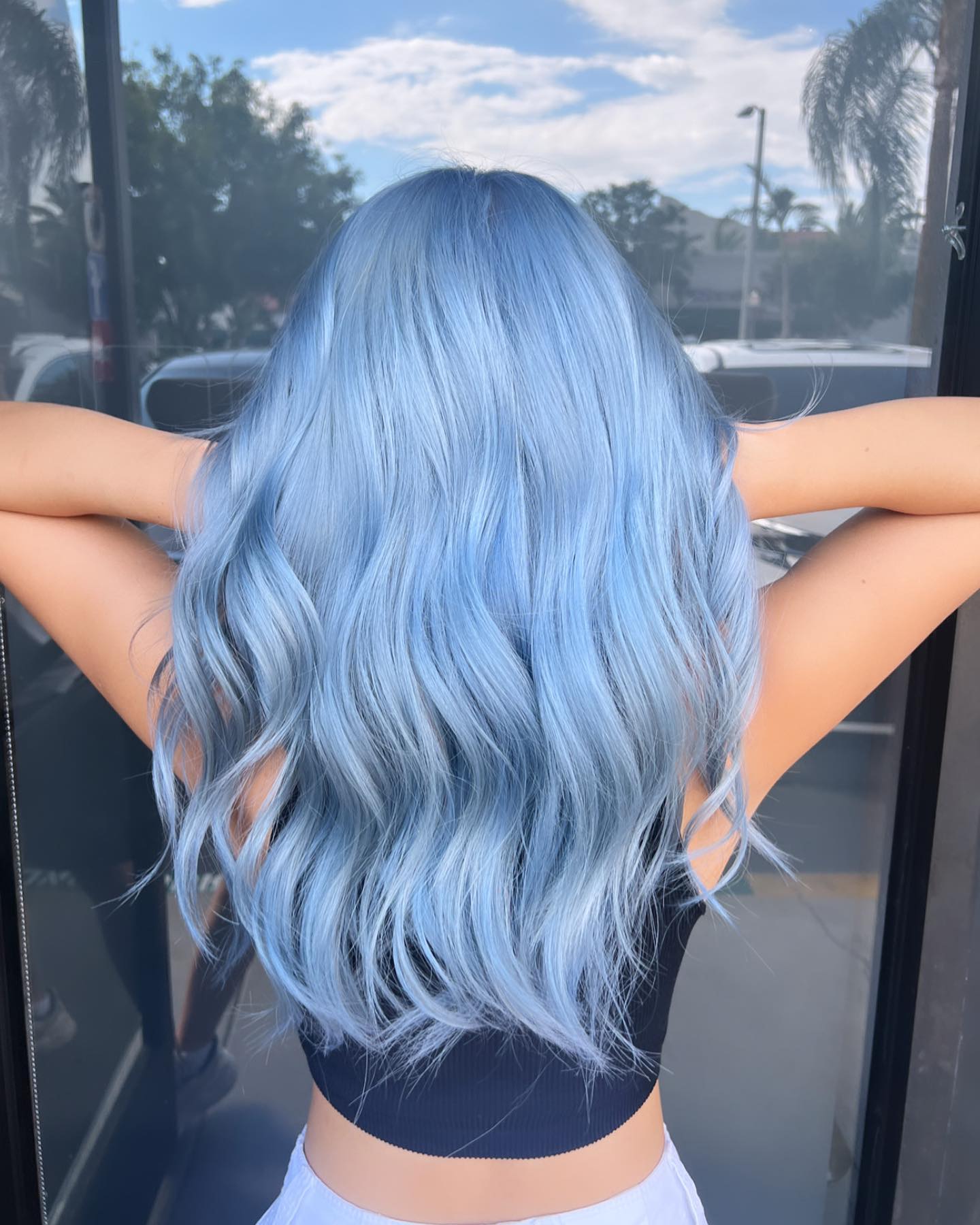 Pastel Light Blue Hair