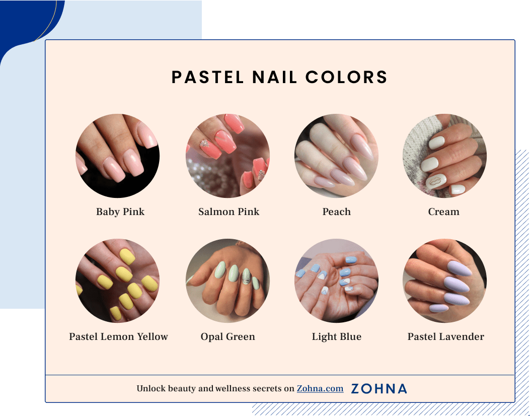 pastel nail color 