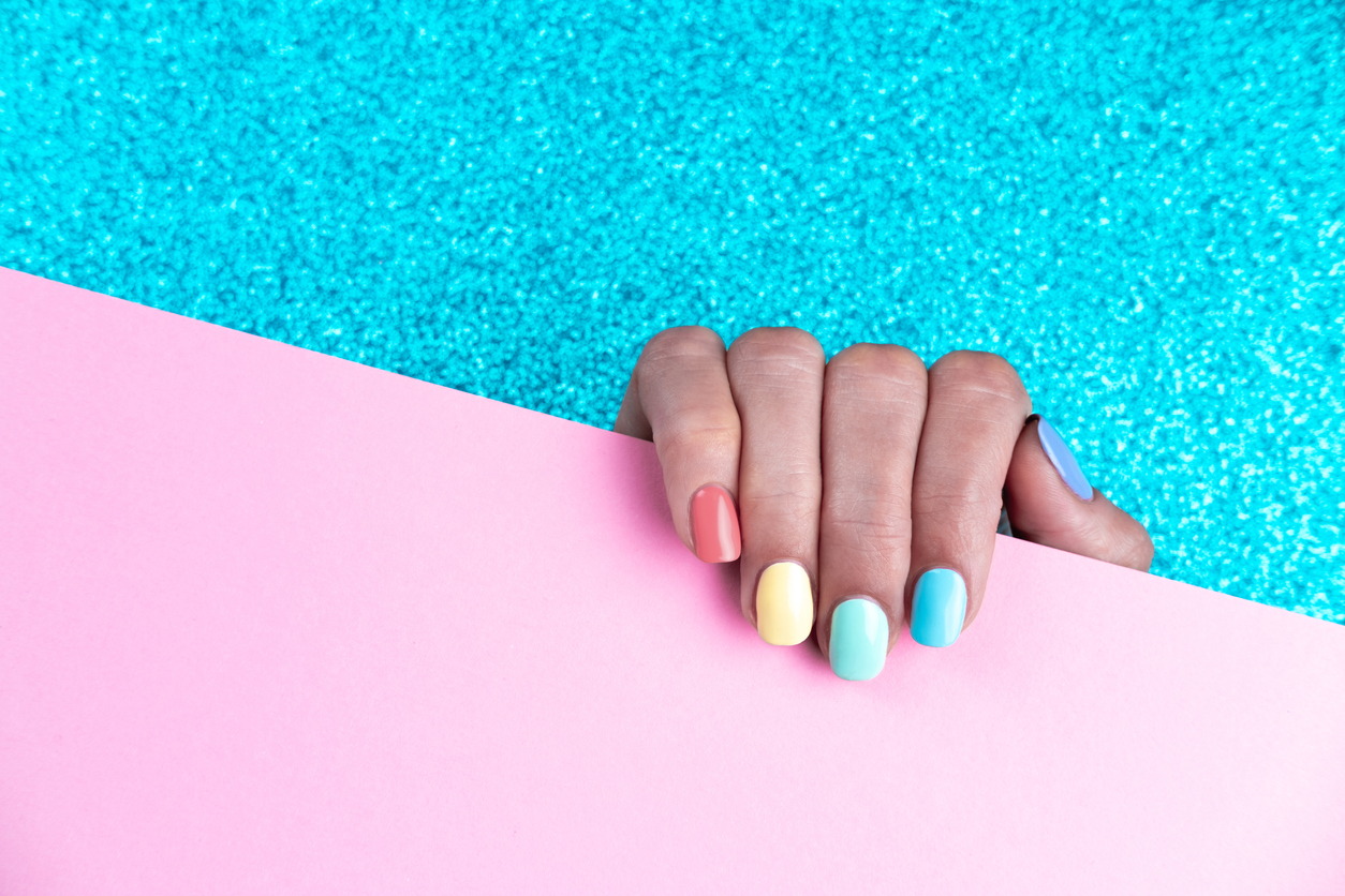 19 Colorful Pastel Nails We’re Obsessed With
