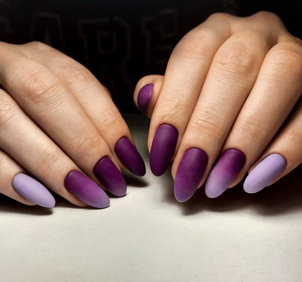 22 Stunning Purple Ombre Nails