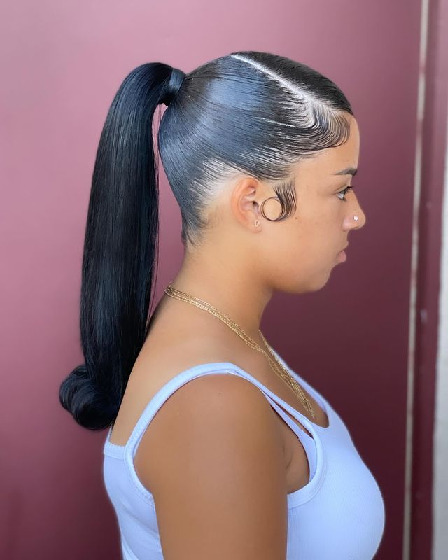 Quick Weave Ponytail On Short Hair