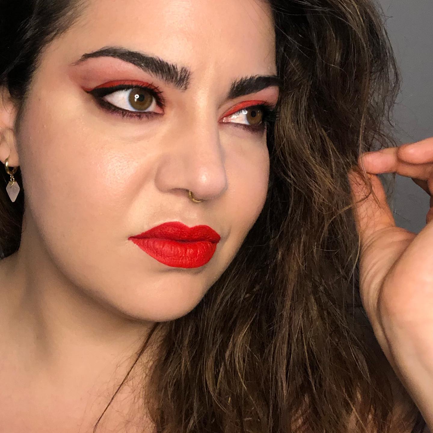 Red And Black Eyeliner