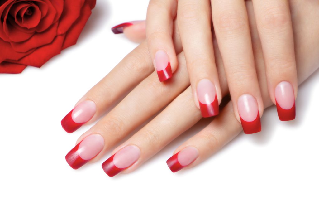 23 Flirty Red French Tip Nails to Flaunt