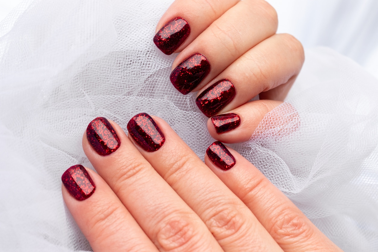 Red Wedding Nails