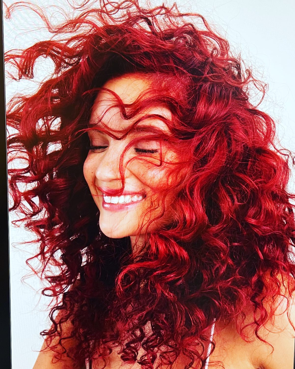 Fire Red Hair Color