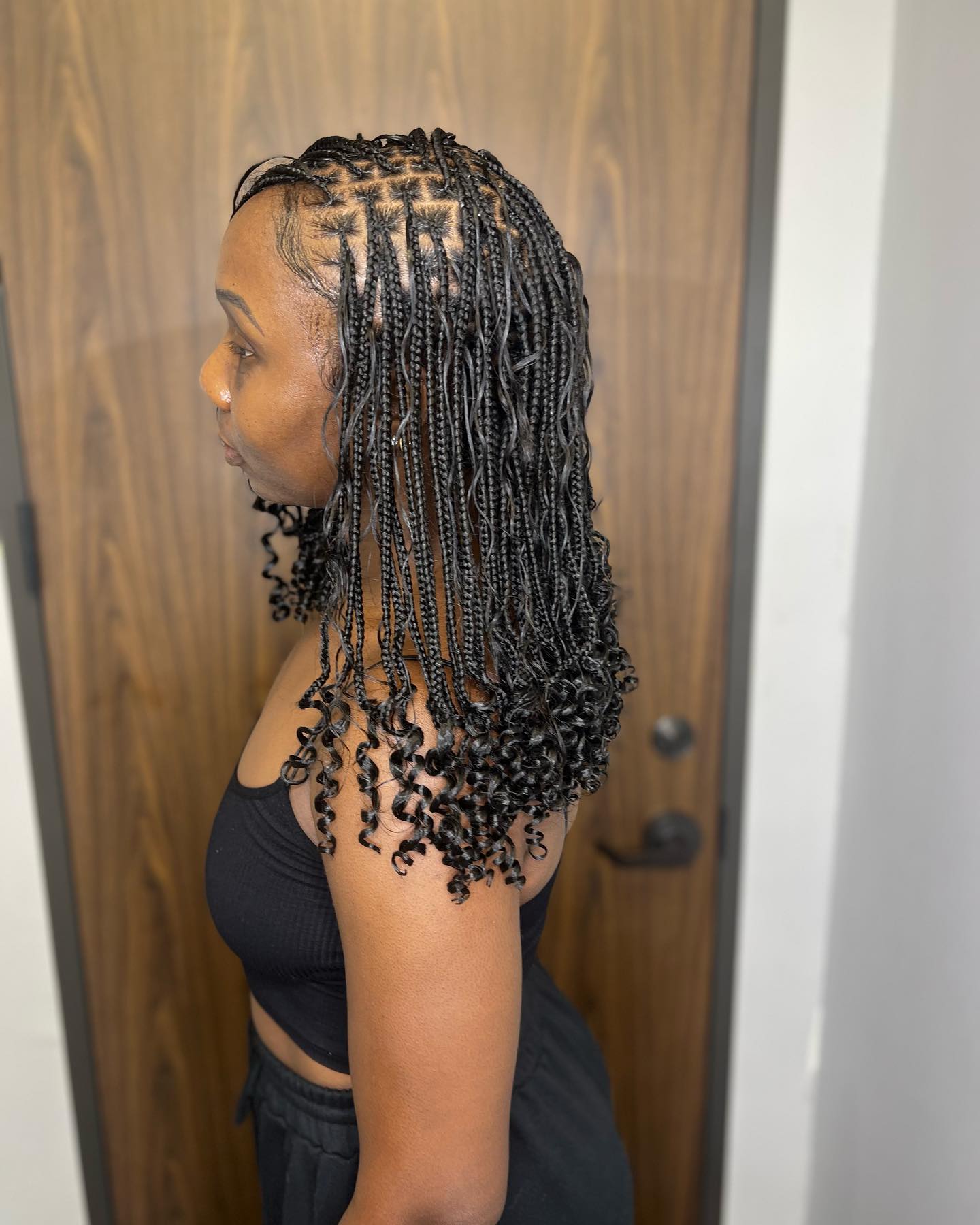 Shoulder Length Bohemian Box Braids