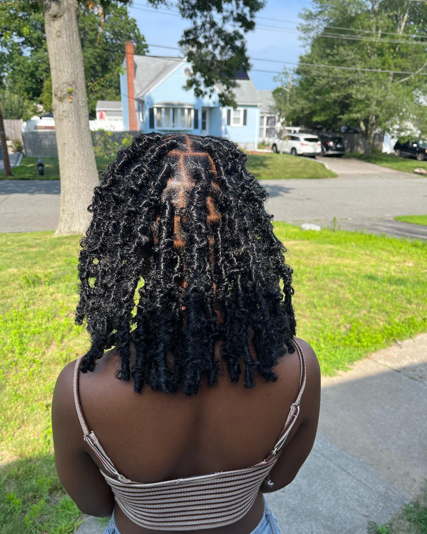 Shoulder Length Butterfly Locs